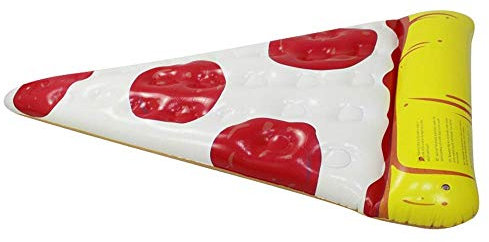 DDKYHU Aufblasbare Poolschwimmer, Luftmatratzen, Sommer-aufblasbare Pizza-Schwimmbett, Wasser-aufblasbares Schwimmbett, Schwimmen für Erwachsene, Reiten, schwimmende Reihe zum Entspannen im Pool