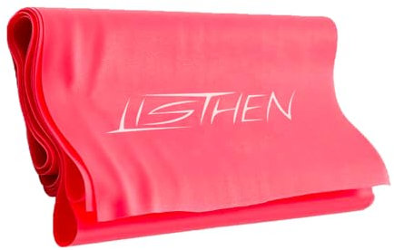 LISTHEN Bande Elastiche per Ginnastica Posturale e Riabilitazione Spalla e Caviglia, Fascia Terapeutica per Fisioterapia e Fitness, Thera Band per Allenamento di Fitness, Pilates e Yoga (Media)