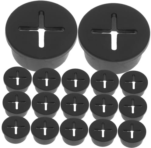 HOMOCONO 12pcs Rubber Grommets Cable Grommets Rubber for Desk Wire Hole Covers Wall