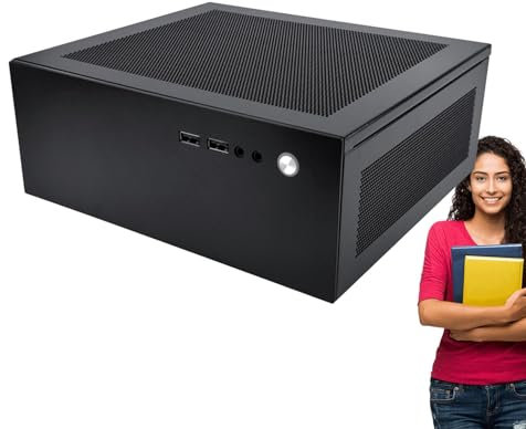 Desktop PC Case, Small Game Computer Case, Compact Computer Chassis, PC Case For Desk, Tiny Design PC Case, Chassis For Gamers, Small Form Factor PC Case, Stylish Desktop, Computer Chassis For Home
