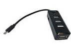 Adafruit Accessoires Adafruit Accessoires Mini Hub USB avec interrupteur d'alimentation - OTG Micro-USB