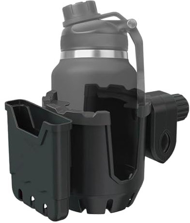 Fahrrad-Getränkehalter, Wasserflaschenhalter für Scooter, 2-in-1, Getränkehalter für Fahrrad, verstellbar für Mountainbike-Motorräder