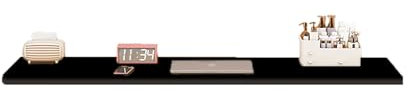 Klapptisch Zur Wandmontage Wandklapptisch Wand Klapptisch Stehtisch Klappbar Wandklapptisch Küche Wandtisch Wandschreibtisch Klappbar Weiß/Schwarz Hausbar Theke Schmaler Langer Tisch(Black,100cm*40cm)