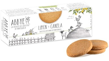 ABBYE | Biscotto al burro con limone e cannella 140 g - La Casa dei Biscotti al Burro