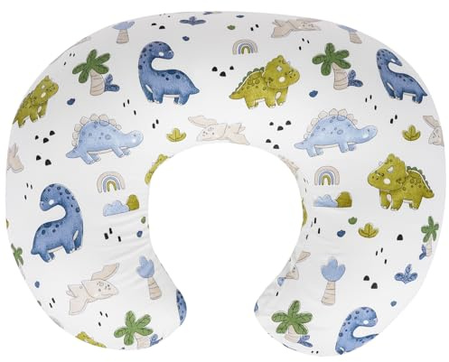 Nursing Pillow & Breastfeeding Pillow – Ergonomic C-Shape for Breastfeeding & Bottle Feeding, Standard Size Breathable with Washable Cover, Hypoallergenic,Tummy Time & Sitting Support (0-12Months)