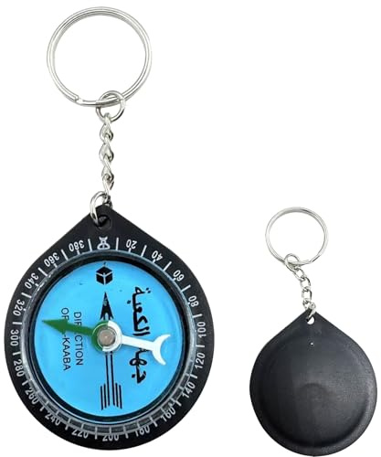 Prayer Compass – Prayer Compass Keackchains, Qibla Compass | Travel Allah Kompasses für Camping, Finder Qibla Direction beten, Schlüssel für Camping, Erkundung, Bergsteigen