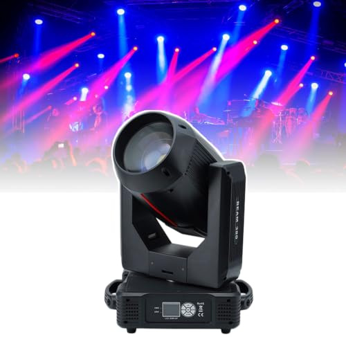 380w LED Dj-Ljus Med Rörlig Huvudfunktion, Dmx512-Kanaler, Rgbw-Discoljus | 15 Gobos, 14 Färger, 16+8-Prismor, 16/22 Kanaler, Färgglad/Atomisering - Scenljus För Bröllop, Fest, Evenemangsbelysning