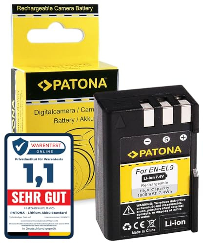 Accessory Kit for Digital Cameras/Camcorders with Nikon EN-EL9/EN-EL9a Battery