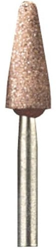 Dremel 953 Korund-Schleifspitze - Zubehörsatz für Multifunktionswerkzeug mit 3 Schleifspitzen 6,4mm zum Schärfen, Glätten und Schleifen von Metall, Gussteile, Schweißverbindungen, Nieten und Rost