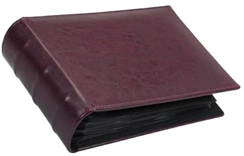 Safe 4138 Album Billets Bordeaux - Album Collection Billets de 50 Pages pour 100 Billets - Format 215 x 150 x 58 mm