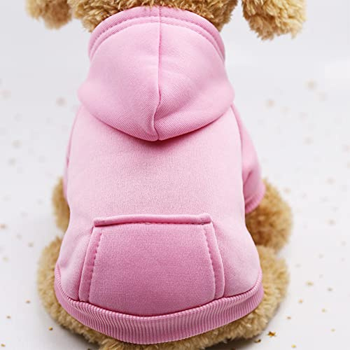 FUNAT Sudadera de Perro, Abrigos Deportivos para Mascotas, SuéTer Cálido para Gatos, Sudaderas de Invierno con Capucha de Perro y Bolsillo