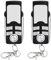 LAWOHO Trasmettitore Manuale 868 MHz BS Bisecur Compatibile con Hormann BS HSE1/HSE2/HSE4/HSE5-868-BS, HS1/HS4/HS5-868-BS, HSS4-868-BS, HSD2-868-BS, HSP4-868-BS Garage Telecomando apriporta 2 Pezzi