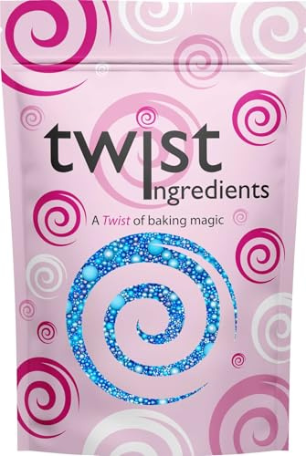 decorate! - Pearls Mix - Blue - Cake Topper Sprinkles - 500g Edible Shimmer Ball Cupcake Decorations - For Weddings, Christenings & Mermaid, Stitch and Bluey Themed Parties