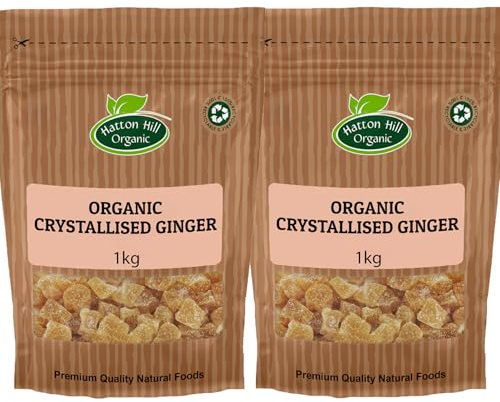 Organic Crystallised Ginger 2kg by Hatton Hill Organic