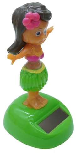 Byeaon Decorazione solare per cruscotto auto | Figura oscillante per cruscotto auto | Figura del cruscotto che scuote | Veicoli ornamento ragazza | Figura oscillante per cruscotto auto per la maggior