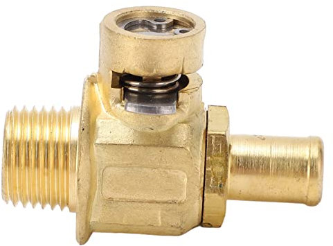 F110N Motorölablassventil mit LC10 L Clip 3/8-18 NPT B – Schnellölablassventil für Van, PKW, Leicht-LKW – FN-Serie One Touch