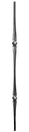 shivler Zaunelemente Gartentor Metallzaun Zäune Zaundekoration Zaunpfosten Balkonverkleidung Set Verschiedene Muster (950mm - 09.510/4 Stück)