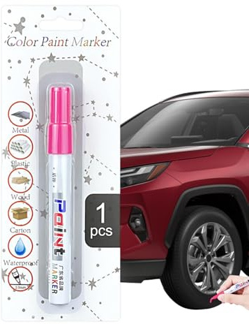 Pennarello per vernice pneumatici, penna per vernice per auto - Set di matite per riparazione graffi automatici portatili - Pennarello ad asciugatura rapida, strumento di riparazione della vernice