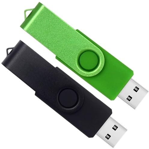 WISEORANGE Pendrive 8GB 2 Piezas Memoria USB 8GB Metal USB 2.0 para el Almacenamiento y la Copia de Seguridad de Datos (2 Colores)