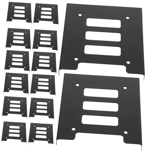 KICHOUSE 12stücke Festplattenadapter Interner Laufwerkskonverter Schraubenloses Design Für Halterung Und Festplatte Geeignet Für Desktop-Computer Und Andere Geräte