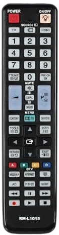 ATOMUSERLY 1 Control Remoto Universal for televisores Inteligentes LCD 3D AA59-00508A, AA59-00478A, AA59-00466A y BN59-01014