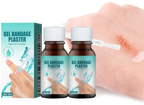 Liquid Plaster,Wound Spray,Liquid Plaster Spray,Liquids Wound Dressing,Waterproof Sprays Plasters for Wounds,Liquids Bandage Sprays,Waterproof Breathable Skin Glue,10mlx2pc