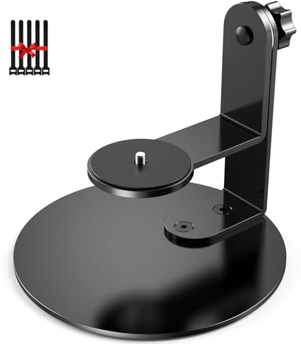 DAWASAPAT 360° Adjustable Projector Stand Table, Desktop Projector Mount with 1/4 Screw, Compatible with XGIMI MoGo/Halo Series, Nebula Capsule 3 Air for Indoor/Outdoor/Office Use