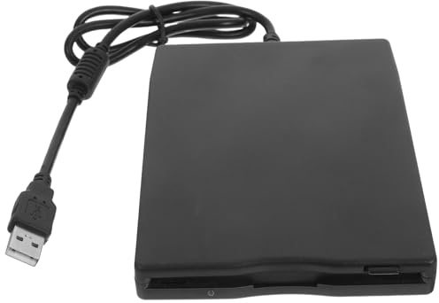 Levemolo Unidad de Disquete Externa USB 3,5 Pulgadas para Ordenador Portátil y Sobremesa Interfaz USB 2.0 Compatible Múltiples Sistemas Operativos
