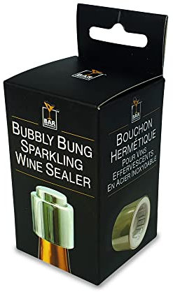 Vinology Bubbly Bung Champagne Stopper Stainless Steel