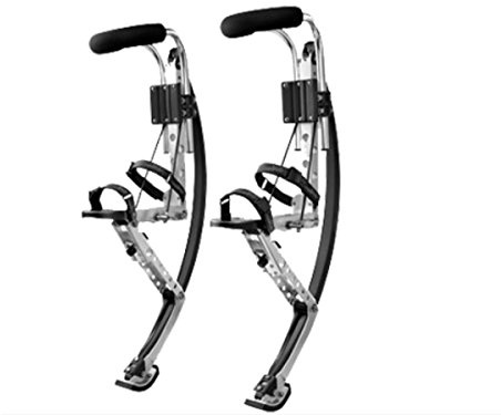 Skyrunner Känguru-Schuhe für Erwachsene, Springstelzen, Männer und Frauen, Fitness-Übung (50~70 kg), Hüpfschuhe (schwarz)