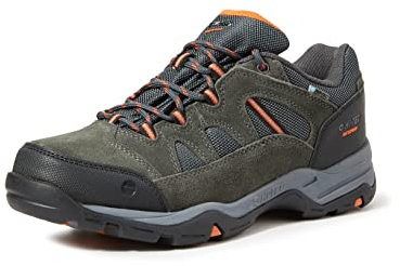 Hi-Tec Men's Banderra Ii Wp Low Rise Hiking Boots, Grey Charcoal Graphite Burnt Orange 51, 11 UK