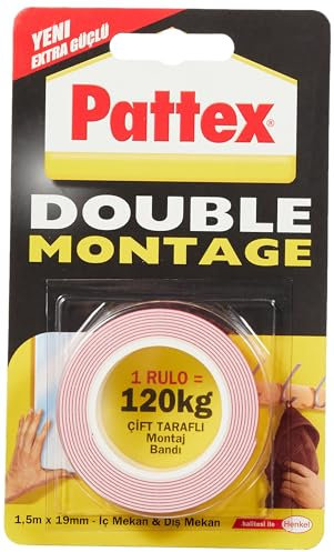 Pattex Double ruban de montage, 120 kg