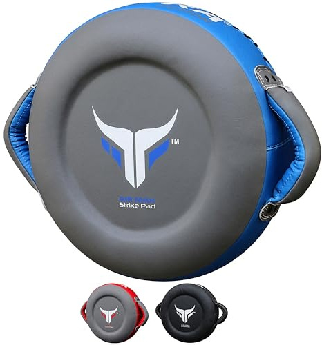Runde Pratzen Boxen, Trainer Trainings Schlagpratzen Kickpad für Kampfsport, MMA & Muay Thai Pratzen für Geschwindigkeit, Konzentration und Genauigkeit