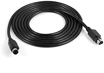 Din 8 Pin Cable for JVC Subwoofer Replacement 8 Pin Home Theater Audio 8-pin Din Cable for Philips Yamaha Sony Apple Mac Subwoofer with JVC Systems-7 FT