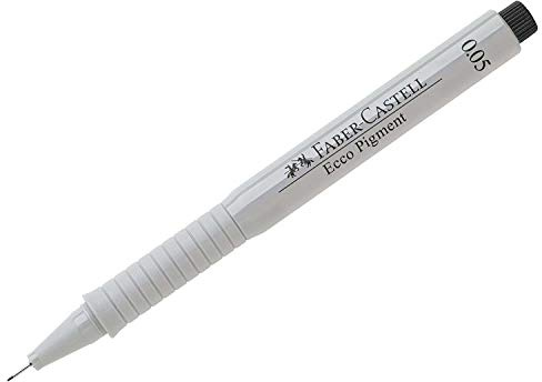 Faber-Castell 3 Stück Filzstifte ECCO PIGMENT 0,05 mm schwarz