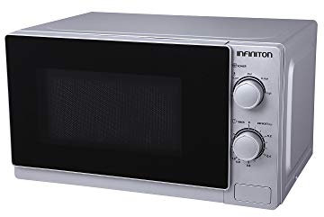MICRONDAS INFINITON MW-0120X (20L, SILVER, Potencia 700W, Capacidad 20L, Plato 25,5 cm, Descongelador)