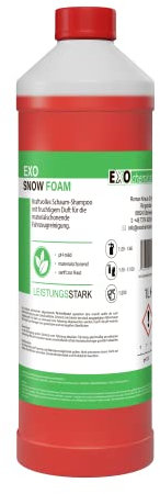 EXO SNOW FOAM | pH-neutral | Autoshampoo | Fahrzeugreiniger mit Duft NEU (1 Liter)