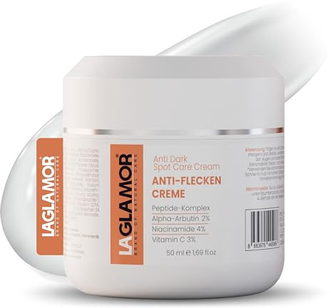 LaGlamor Anti-Blemish gegen dunkle Flecken, beseitigt Unreinheiten, Altersflecken und Hautprobleme mit Vitamin C, spendet Feuchtigkeit - 50ml