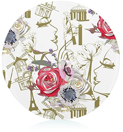Molino Tabla De Cortar De Cristal Antideslizante Tabla Para Picar Alimentos Para Cocina 20 cm