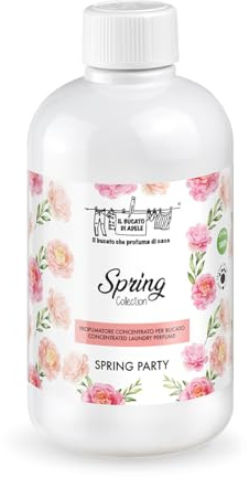 IL BUCATO DI ADELE il bucato che profuma di casa | Profumatore Bucato Lavatrice, Fragranza Spring Party, 500 ml
