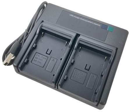 Chargeur de batterie double USB pour appareil photo Canon BP-911 BP-911K BP-914 BP-915BP-945 BP-950 BP-950G BP-955 BP-930 BP-935 BP-925 BP-970 BP-970G BP-975