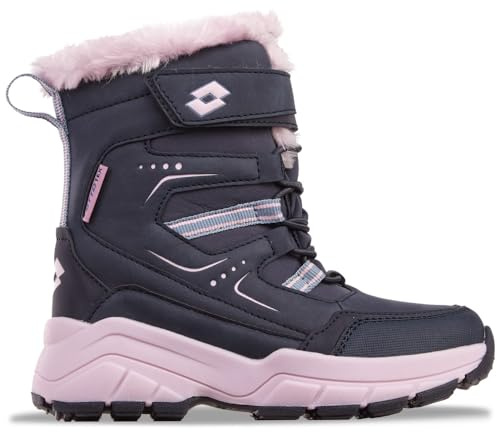 Lotto Stylecode: 2600370K NIZINA TEX K Unisex Kids Halblange Stiefel NAVY/VIOLET 33