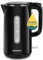Aigostar Lydian - Bollitore Acqua Elettrico Doppia Parete, Bollitore Elettrico Acciaio Inox 1,7 L, 2200W, Indicatore Livello Dell'Acqua, Base 360°, Spegnimento Automatico, Senza BPA, Nero