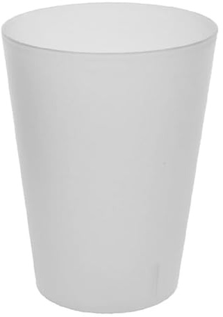 Monouso | 16 Vaso Reutilizable Ecológico Sidra 500 ml | Material PP Reutilizable | Ideal para Sidra, Refrescos y Eventos Profesionales | Pack de16 unidades