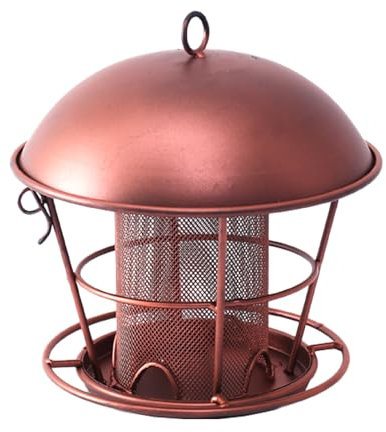YLSZHYR Eisen-Außengarten-Vogelfutterstation Zum Aufhängen, Vogelbad-Futterstation aus Gusseisen, Terrasse, Garten, Hof, Hängende Gartenterrasse, Wildvogel-Futterstation, Vogelfutterstation für Den Au