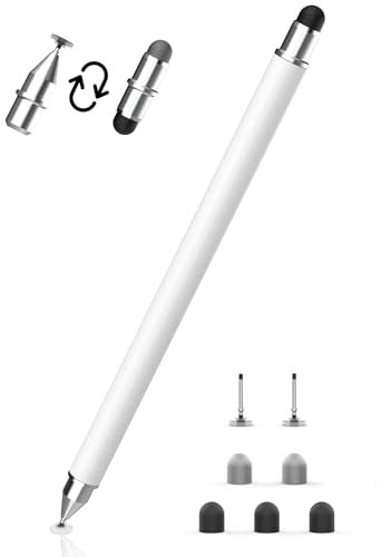 Tablet Stift MEKO 3-in-1 Magnetischer Touchscreen Stift, Faser Gummi Disc Stylus Touch Pen für alle Tablets/Handys wie iPhone/iPad/Pro/Mini/iWatch/Samsung/Huawei/Xiaomi/Surface/Chromebook usw.