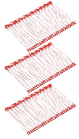 sourcing map 5000pcs Standard Tagging Gun Fasteners 65mm Tagging Barbs Pins PP Plastic Tag for Price Tagging Gun, Clothing Tags Gun Attachments for Clothes Bag Fabric, Red