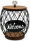 Ygf742 - Soporte para cápsulas de café con tapa de madera, organizador de cápsulas de café para el hogar, encimera, hotel, familia, Ygf742 (negro, 15 x 19 cm)