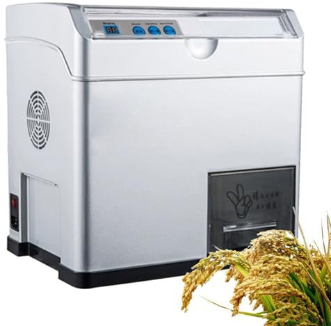 ExoticaBlend Household Rice Milling Peeling Machine, Electric Rice Milling Peeling Machine Paddy Huller Sheller Hulling, Automatic Rice Dehuller, Grain Mills for Rice Sheller Paddy