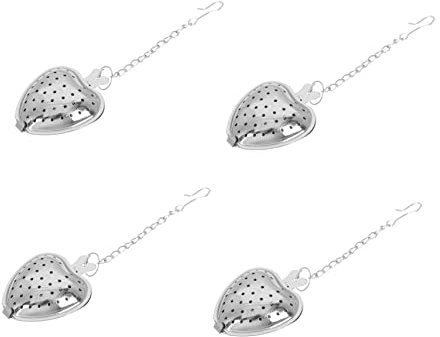 WATIIFUFU 6 Pièces Boule de thé d'amour infuseur à thé en forme de coeur tasses à thé chinoises passette cuisine accesoire cuisine filtres à thé créatifs fournitures de filtrage du thé